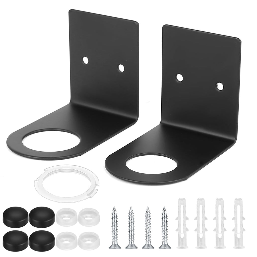 2 Pcs Soap Bottle Dispenser Holders, 2 Sizes Wall Mounted Soap Pump Bottles Stands