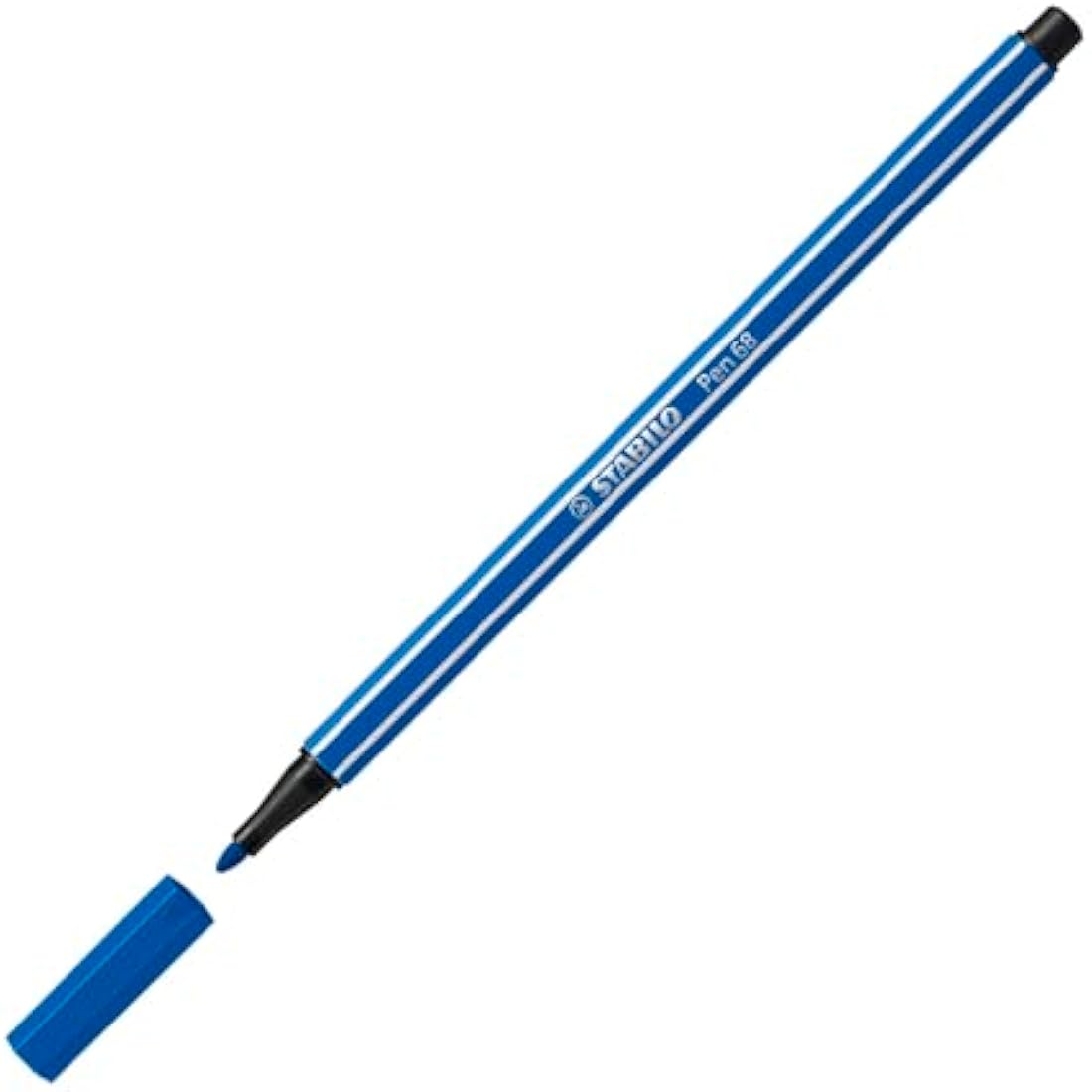 STABILO Pen 68 ARTY Premium Fibre-Tip Pens - Tin of 50 Assorted Colours