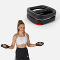 Les Mills 2.2 lbs Ergonomic Hand Weights | Dual Purpose Weight Plates