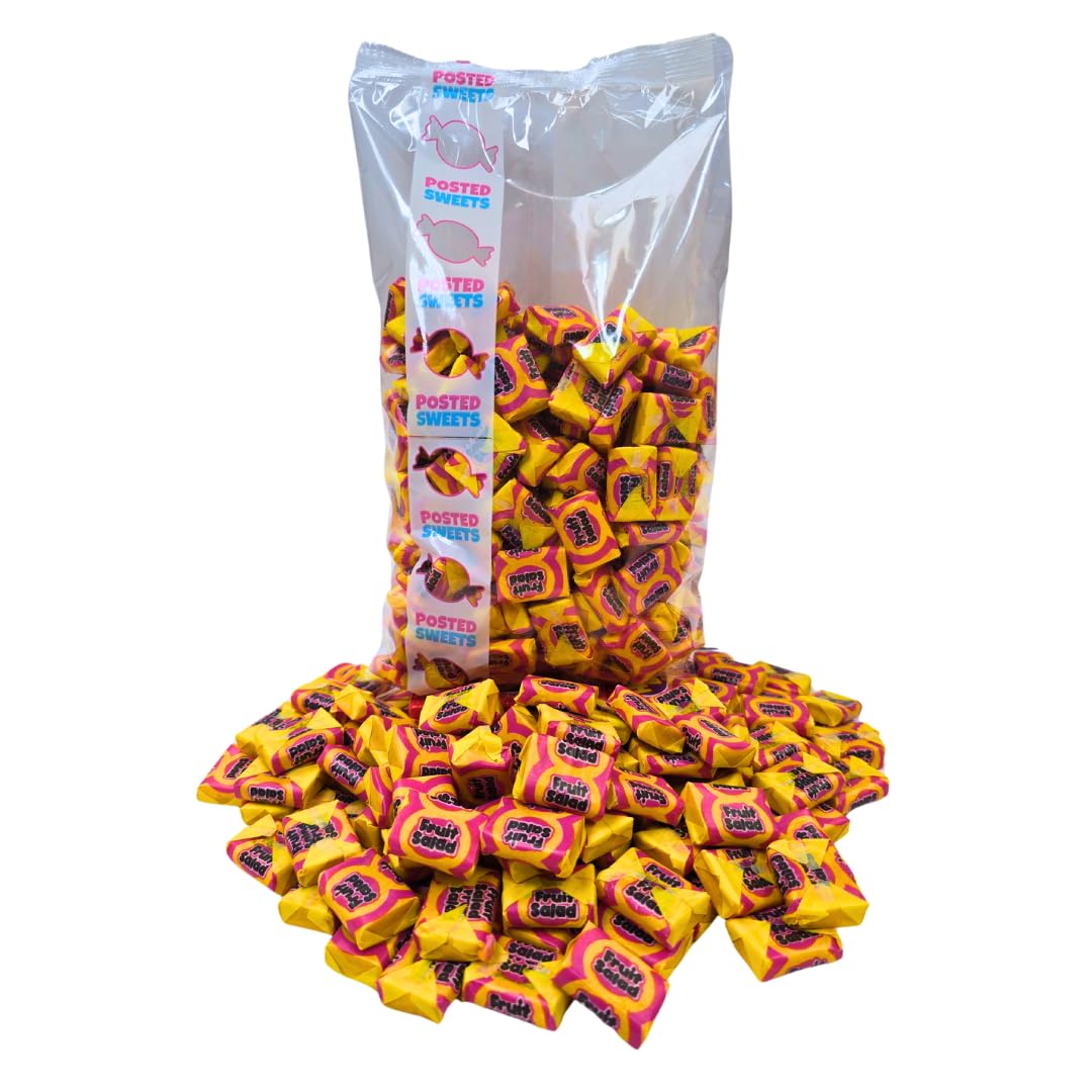 Barratt Fruit Salad Chewy Sweets – 1kg Bulk Bag Retro Candy