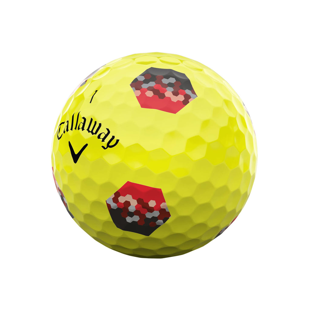 Callaway Chrome Soft 2024 Golf Balls – Yellow True Track Alignment