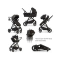 Red Kite Push Me Savanna i Travel System - Black
