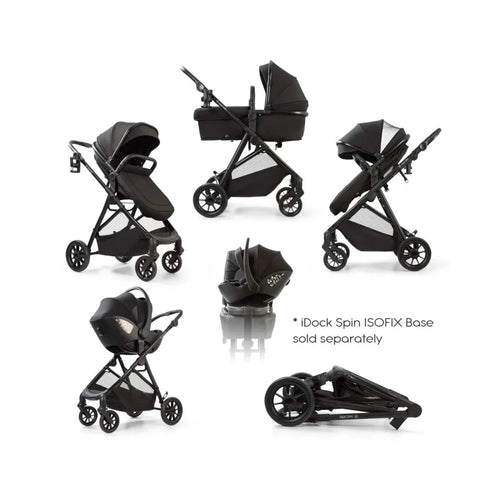 Red Kite Push Me Savanna i Travel System - Black
