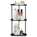 Ohbien 3-Tier Freestanding Shower Caddy – Metal Corner Shelf Organizer