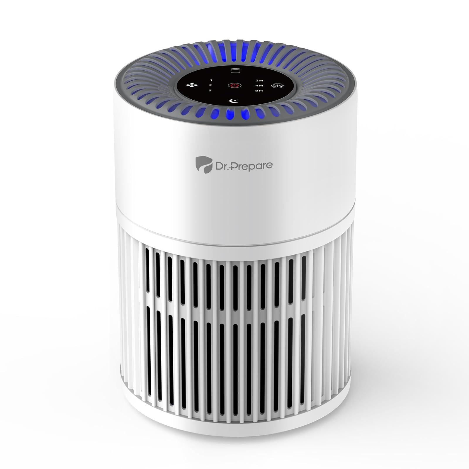 Dr.Prepare Air Purifier for Bedroom | H13 HEPA Filter & 15dB Sleep Mode