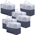 75L Oxford Cloth Storage Bags | 6-Pack Large Duvet Organizers