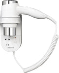Corby Kendal 1600W Wall Mounted Hair Dryer with Shaver Socket - White