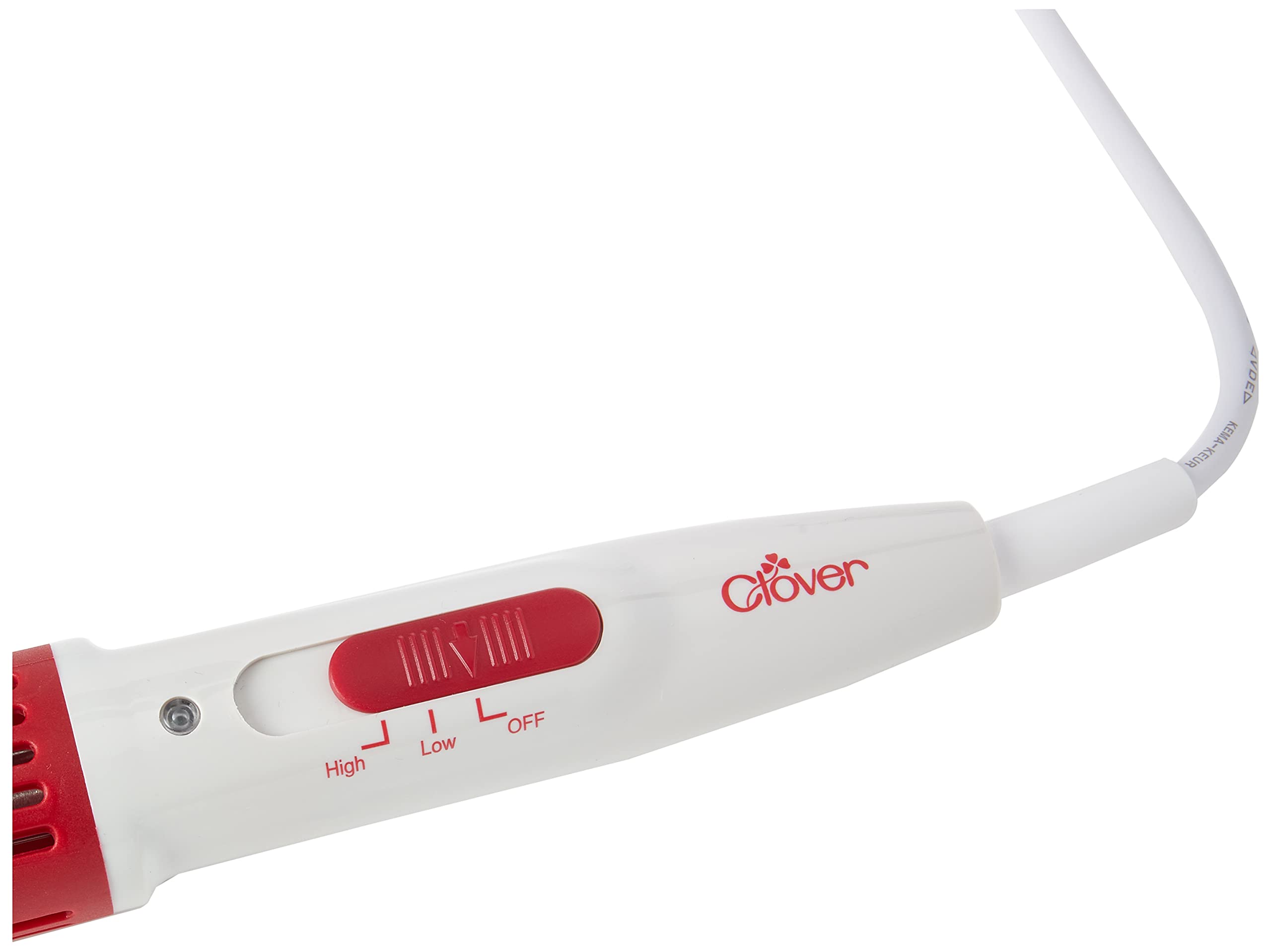Clover Mini Iron – Precision Crafting and Quilting Tool, Red (CL8004GB)