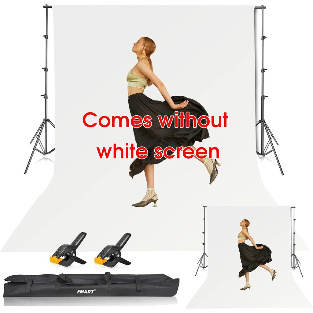 Emart 10x8.5ft Backdrop Stand Kit – Adjustable Frame with Clamps