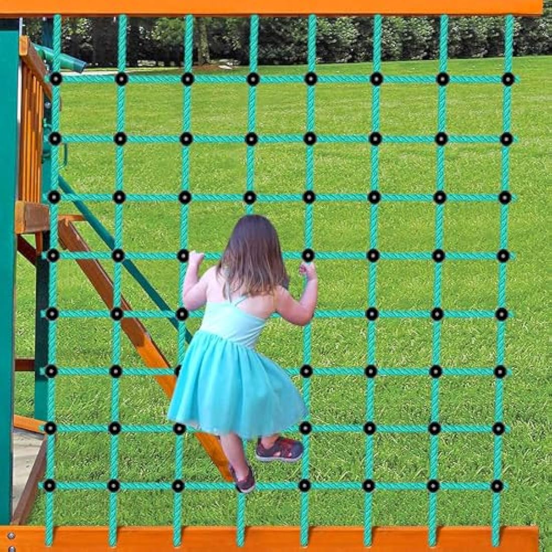 BeneLabel Climbing Cargo Net – Kids Outdoor Playground Webbing, 380x178cm