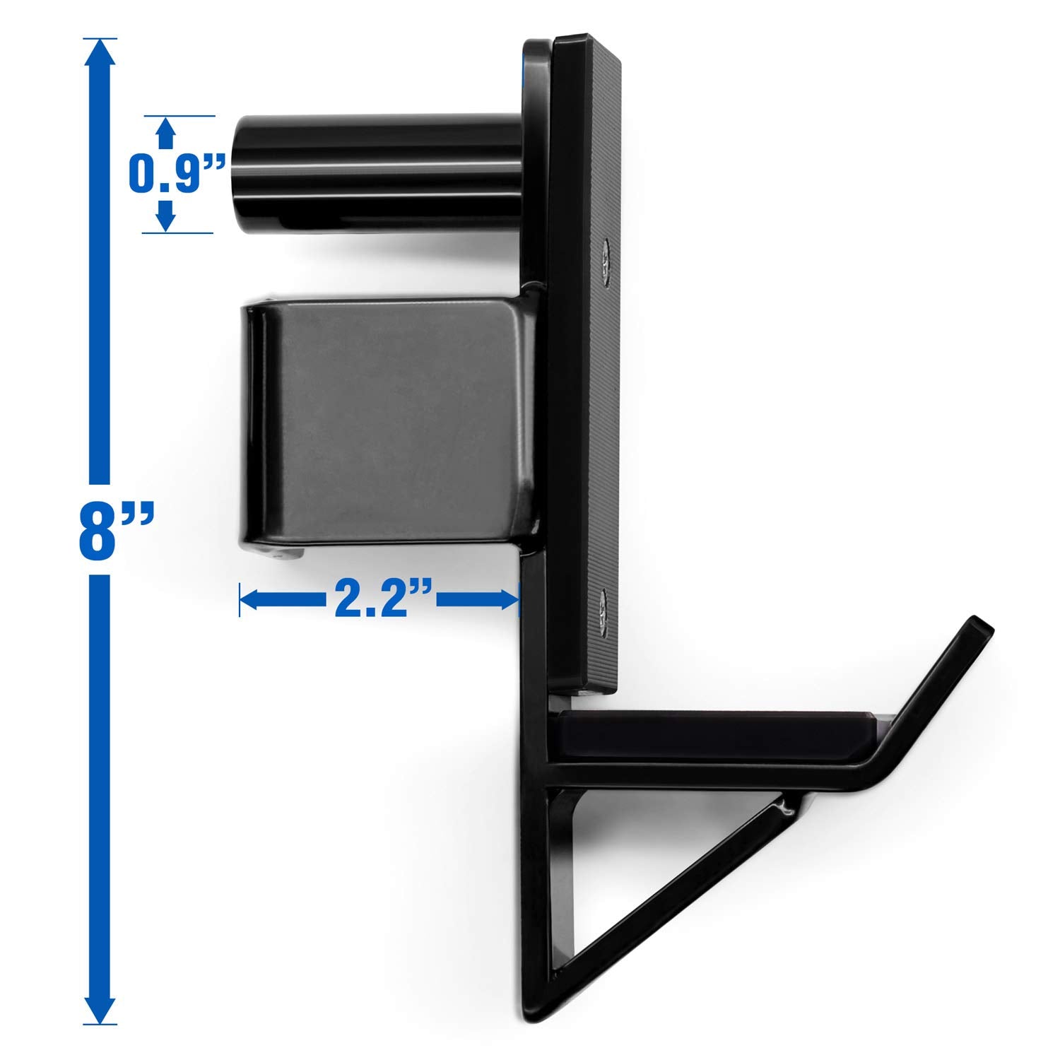 Yes4All Steel J-Hooks for 2x2 Power Rack - Squat Rack Barbell Holder