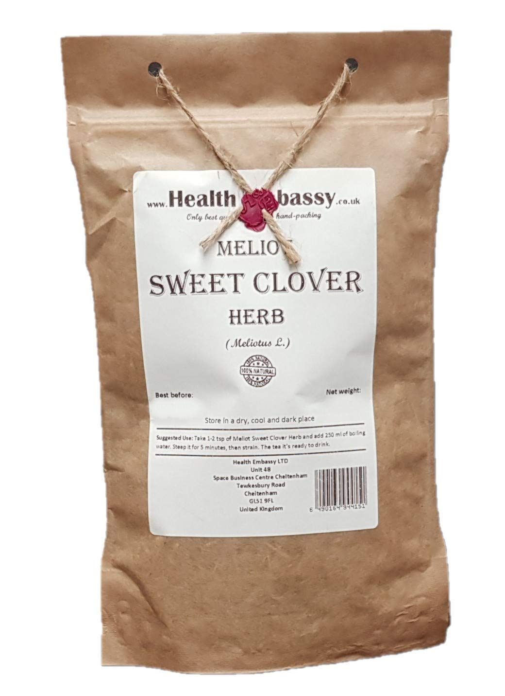 Sweet Clover Herb (Melilotus Officinalis) Health Embassy - 100% Natural 100g