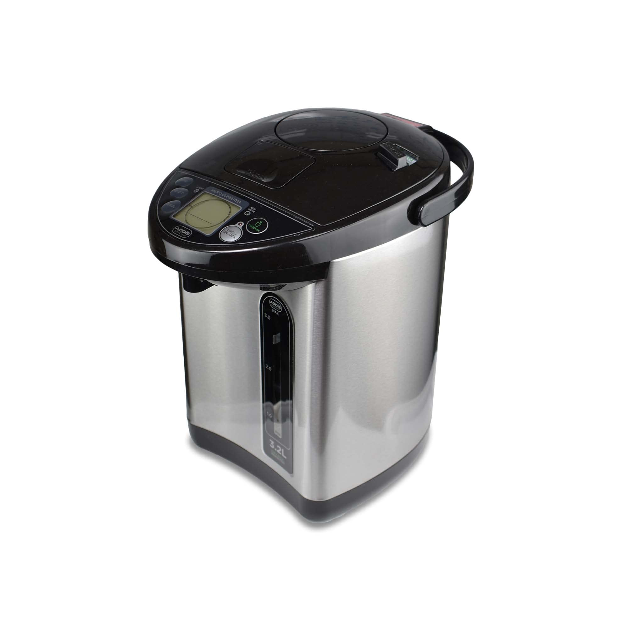 Addis 3.2L Thermo Pot Instant Hot Water Boiler Dispenser | Stainless Steel