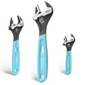 Shall 3-Piece Adjustable Wrench Set | 6, 8, 10 Inch Cr-V Steel Tools