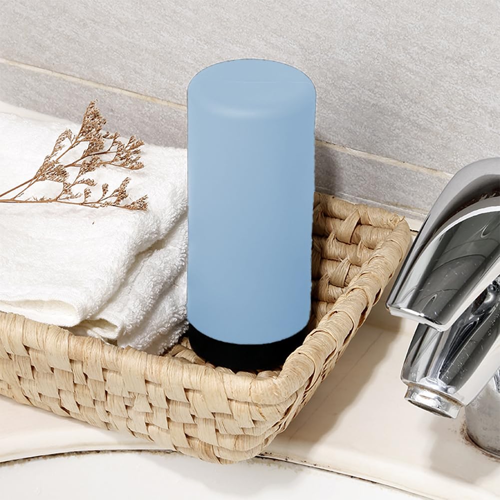 240ml Soap Squeezer, Non-Drip Dispenser for Washing Up Liquid Soap Dispenser Manual Pump, Squeezable RefillableBlue - image 4