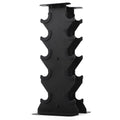 PhysKcal 5-Tier Vertical Dumbbell Rack | Steel Weight Storage Stand