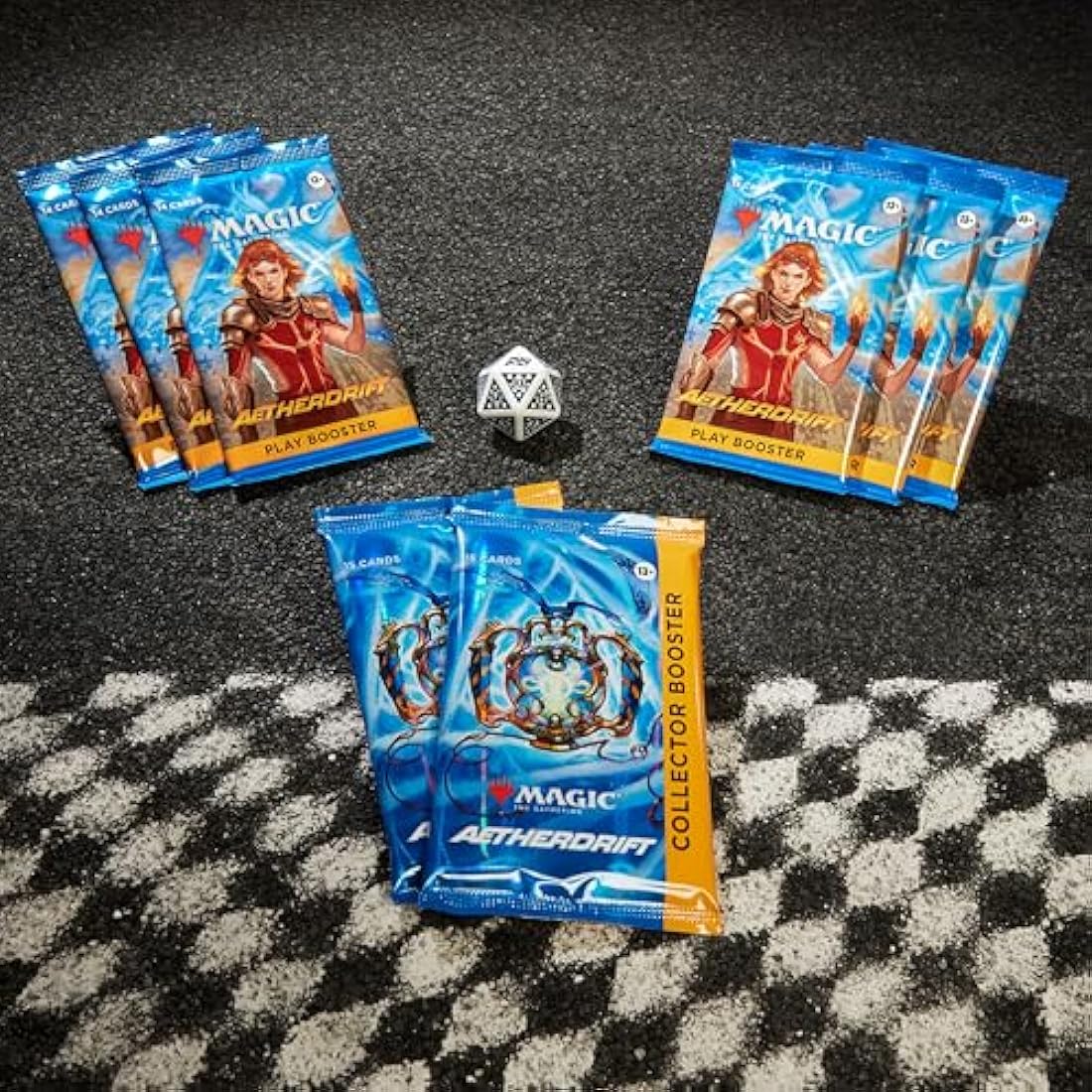 Magic: The Gathering Aetherdrift Finish Line Bundle - 8 Boosters