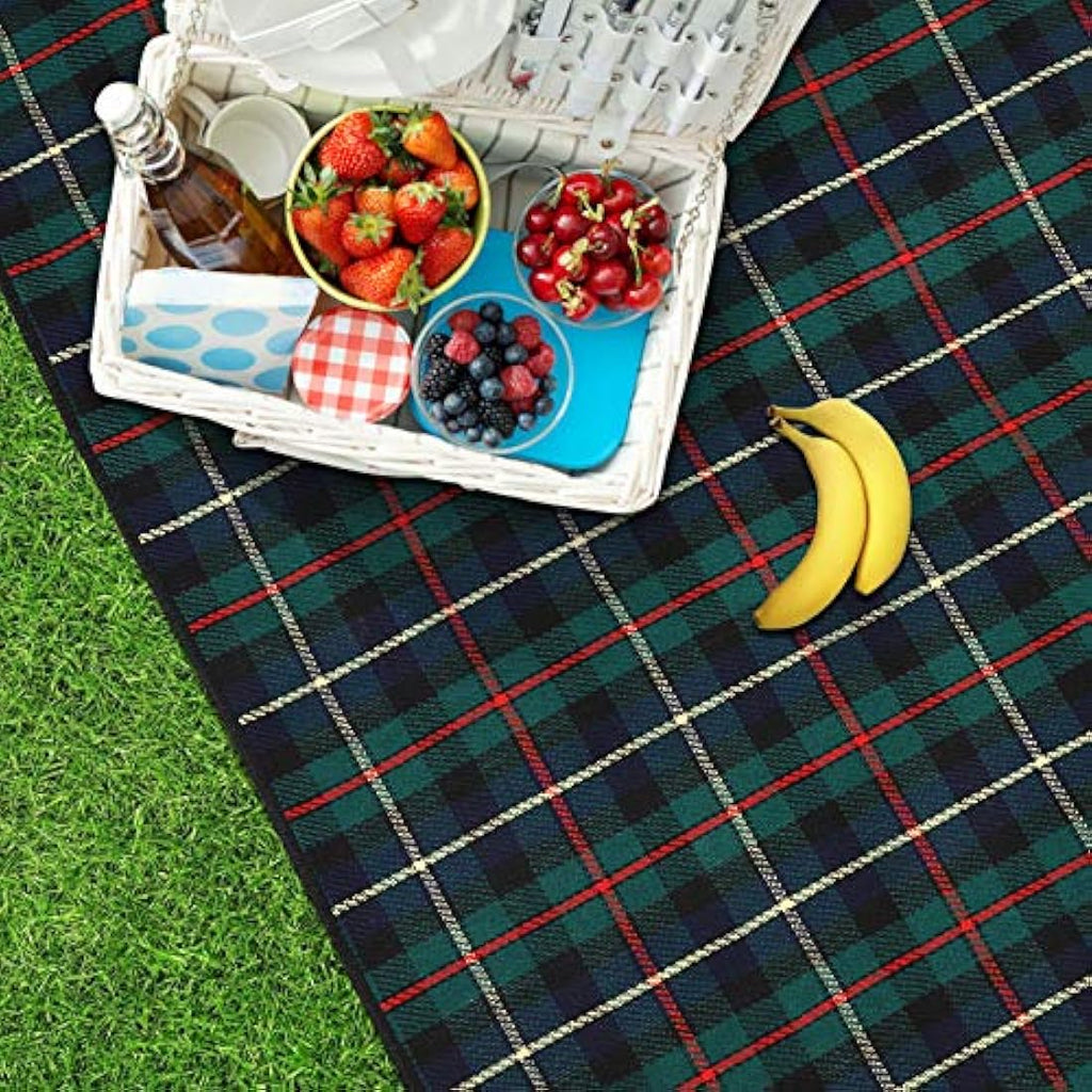 Ben & Bel Waterproof Picnic Blanket – XL Fleece Outdoor Mat with PU Handle