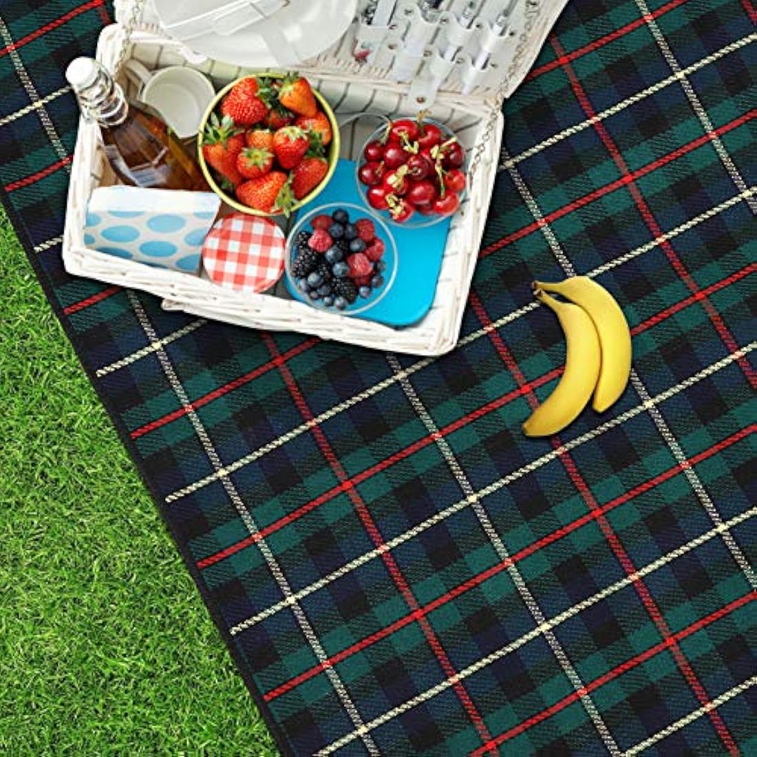 Ben & Bel Waterproof Picnic Blanket – XL Fleece Outdoor Mat with PU Handle