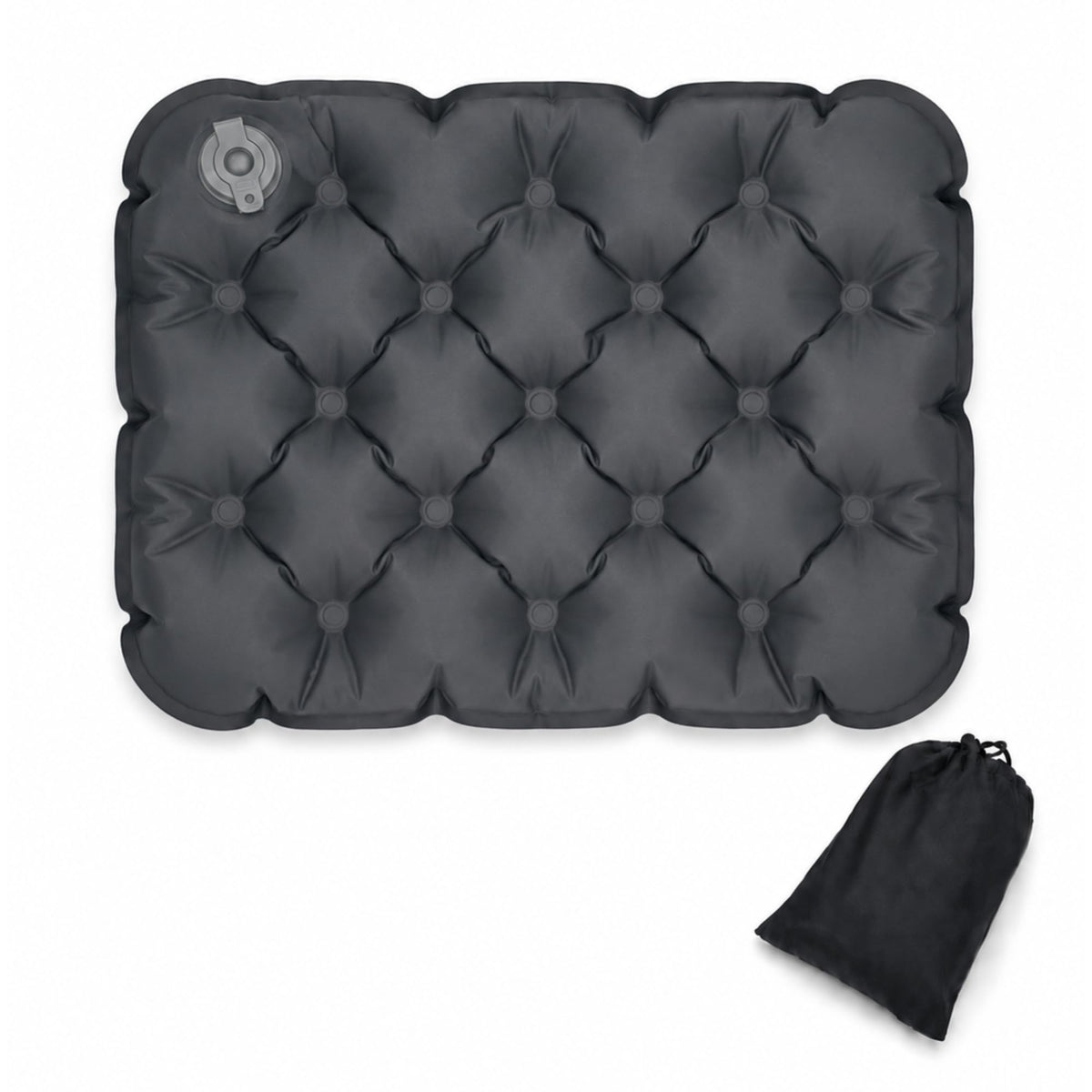 Napiture Inflatable Seat Cushion, Portable Foldable, 40×32×5.5 cm - image 1