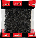 Venco Double Salt Rounds – Authentic Dutch Salty Liquorice, 1kg Pack
