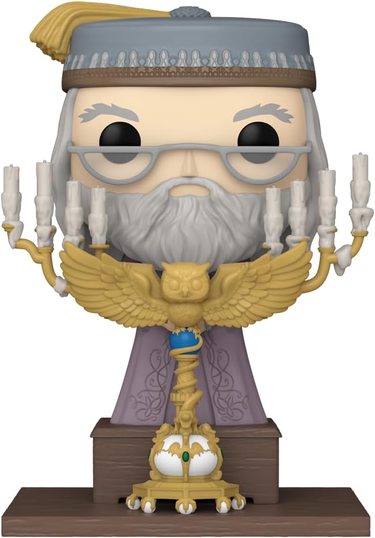 Funko Pop! Deluxe Harry Potter: Albus Dumbledore with Podium Vinyl Figure
