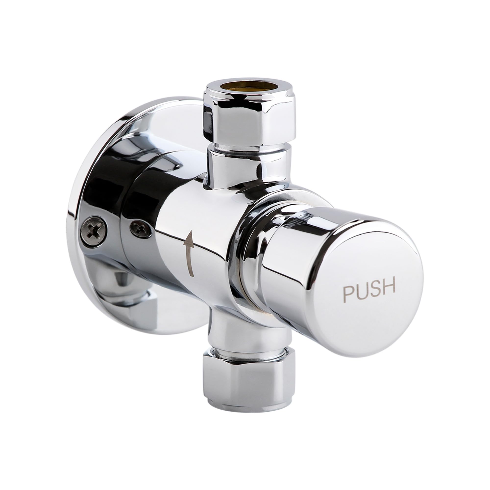 ENKI Vision Chrome Self-Closing Delay Action Brass Shower Valve Tap