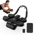 WLZP Automatic Rebound Ab Roller Wheel with Timer and Elbow Support