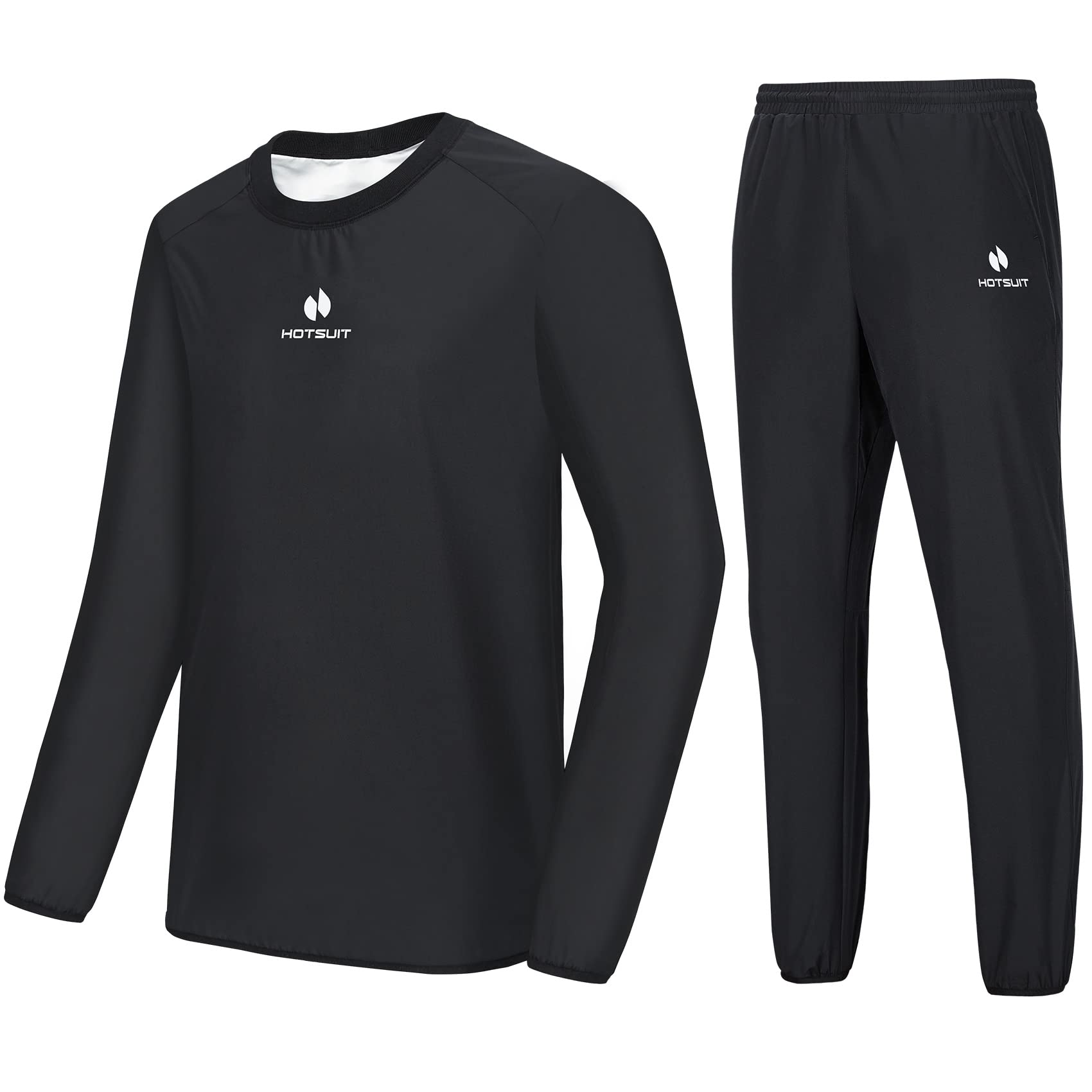 HOTSUIT Sauna Suit for Men | Anti-Rip Silver-Heat Sweat Jacket & Pants