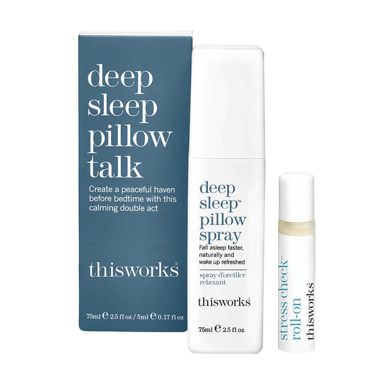 This Works Deep Sleep Pillow Talk Gift Set – Natural Sleep Aid Duo