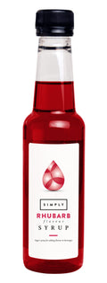 Simply Rhubarb Syrup – Vegan & Nut Free Coffee and Cocktail Mixer (250ml)
