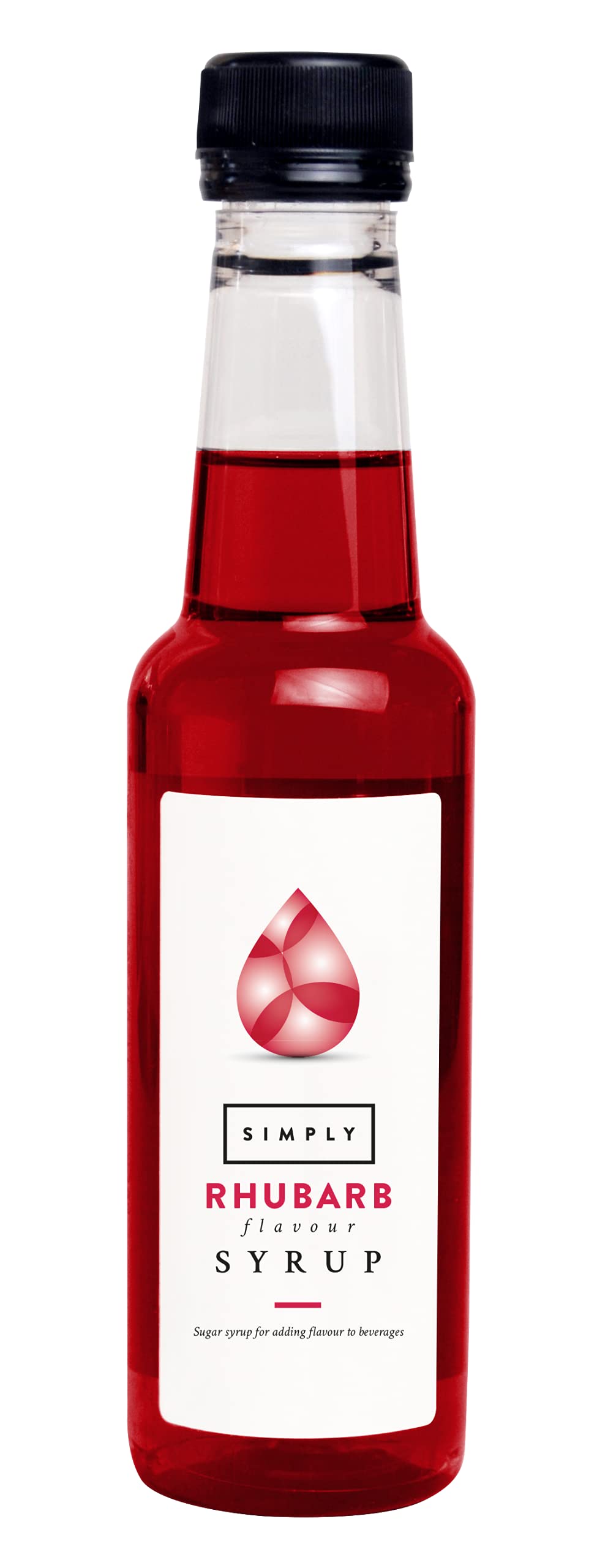 Simply Rhubarb Syrup – Vegan & Nut Free Coffee and Cocktail Mixer (250ml)