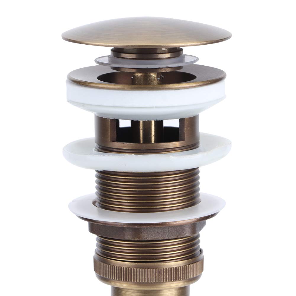 Basin Drain Stopper 40 to 45mm Mounting Hole Popup Drain for Sink Drains - image 5