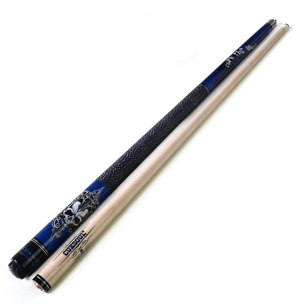 CUESOUL ROCKIN 58" 21oz Maple Pool Cue Stick Set with Case – G405