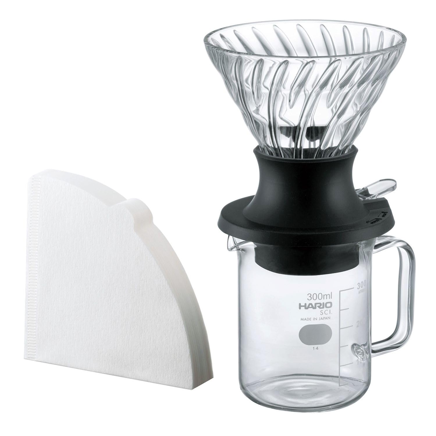 Hario Switch Immersion Coffee Dripper Set – 200ml V60 Glass Server