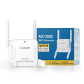 QLOCOM AX1500 WiFi 6 Extender | Dual Band 1500Mbps Range Booster