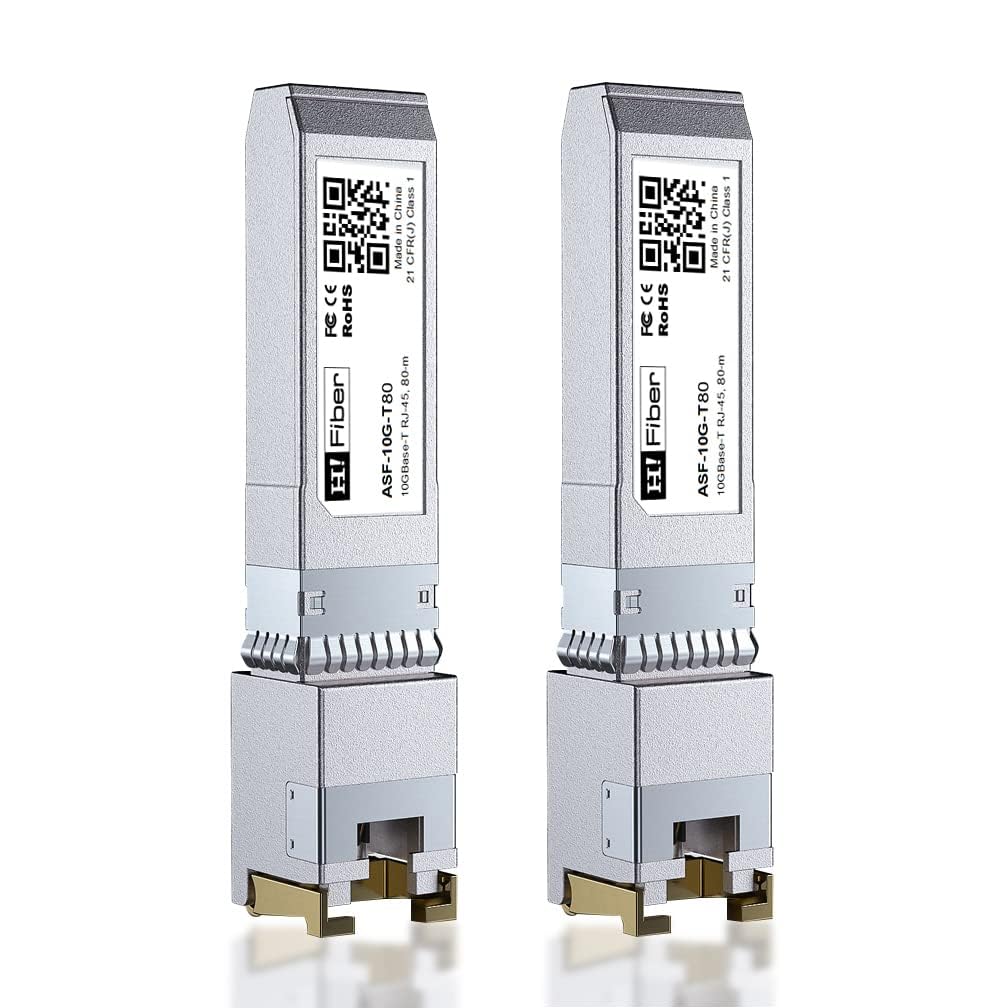 10GBASE-T SFP+ to RJ45 Transceiver Module, 80m – Cisco Compatible