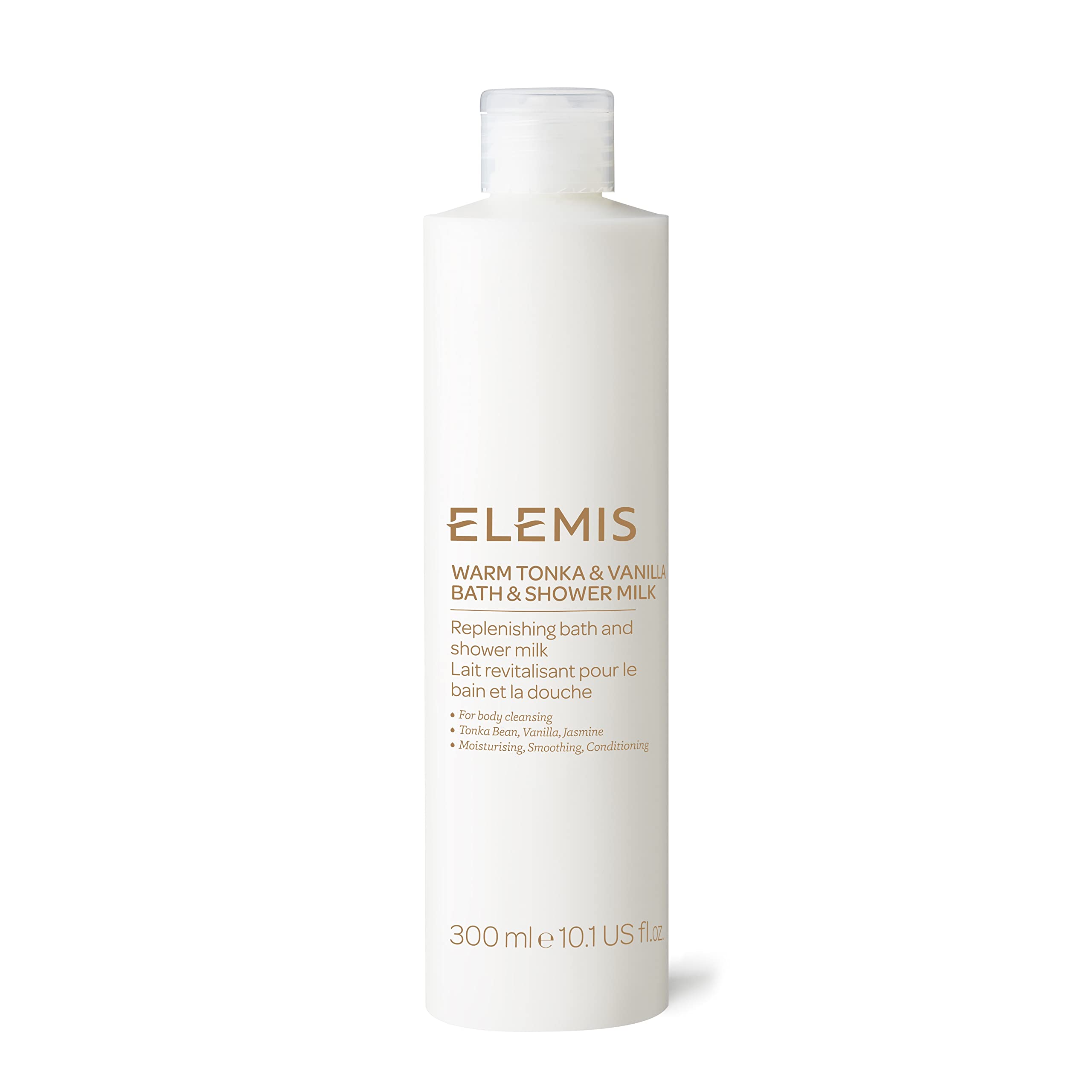ELEMIS Warm Tonka & Vanilla Bath & Shower Milk - Nourishing Body Wash