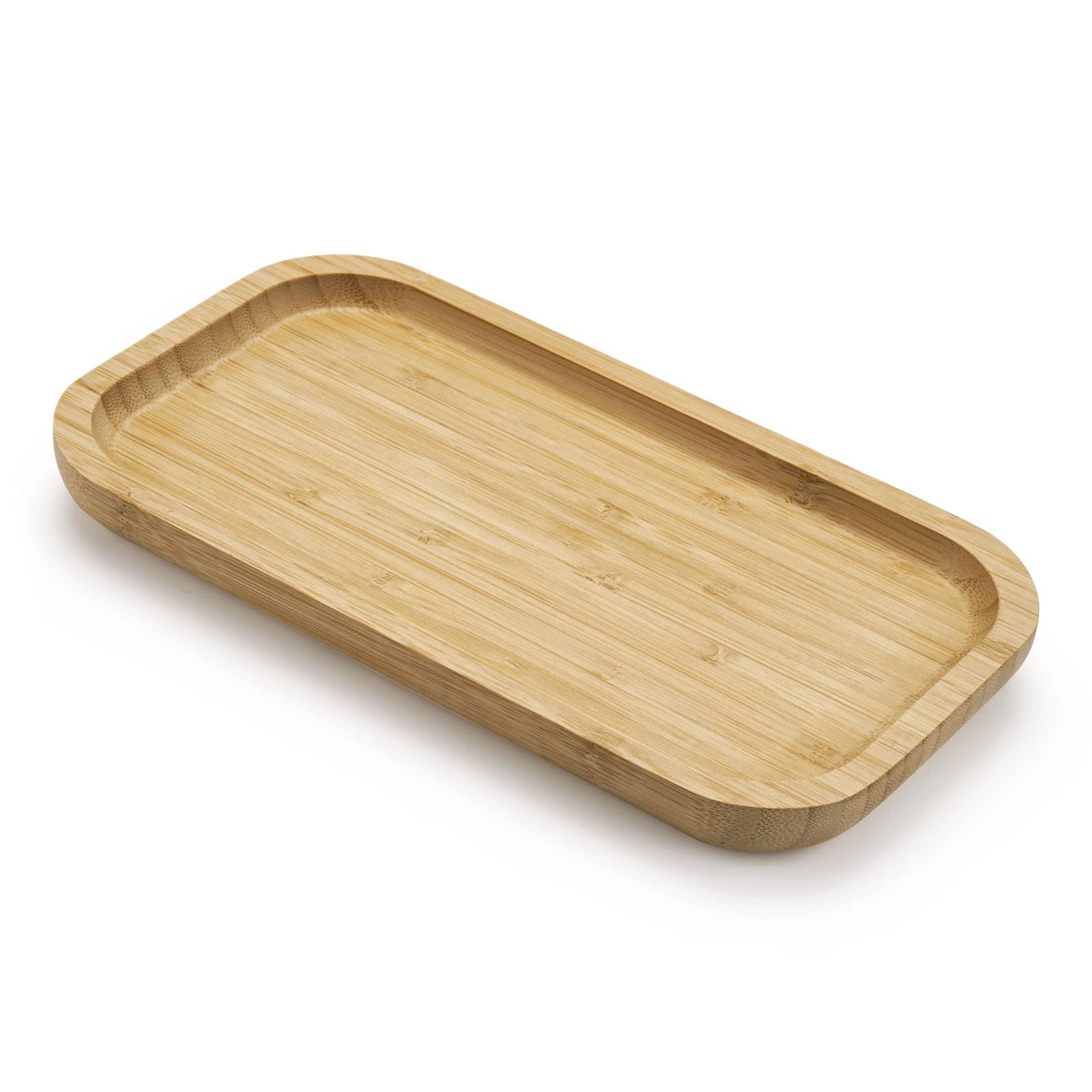 Bamboo Vanity Tray – Minimalist Bathroom Counter Organizer