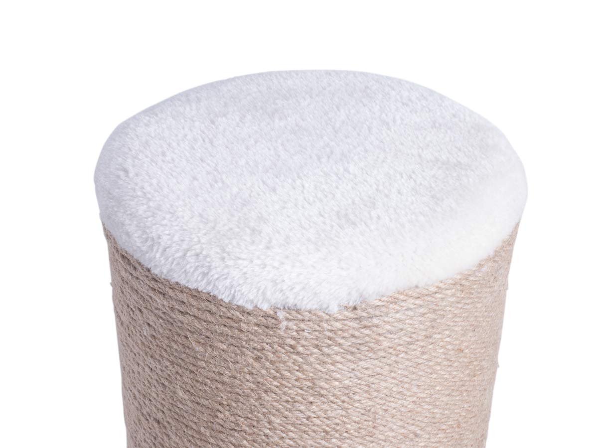 Petface Big Boy Cat Scratcher – Durable Large Scratching Post, Cream