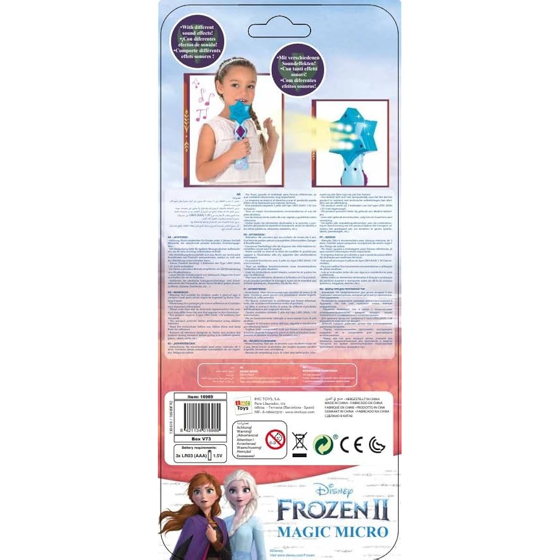 Disney Frozen Magic Micro Voice Recorder - Portable Musical Toy, Blue