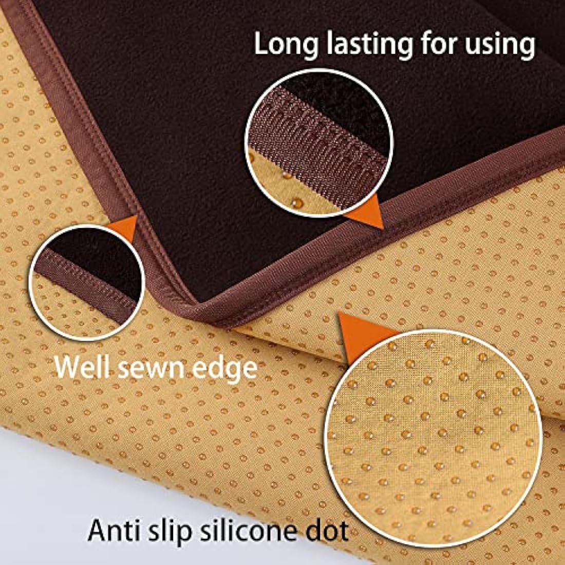 Washable Dog Pee Pads – 152x152 cm Reusable Waterproof Mat