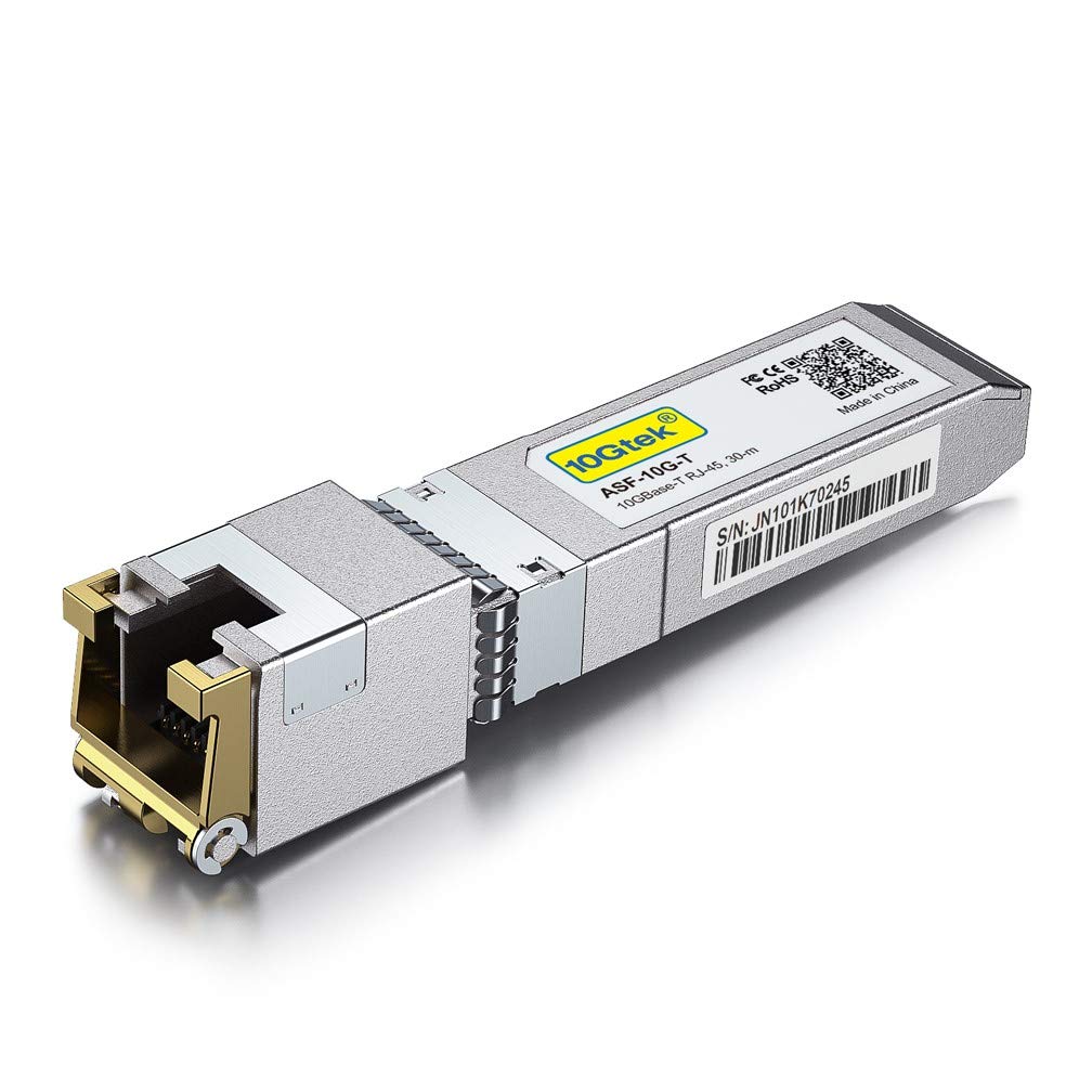HP Aruba Compatible 10Gb SFP+ RJ45 Copper Transceiver Module - 30m