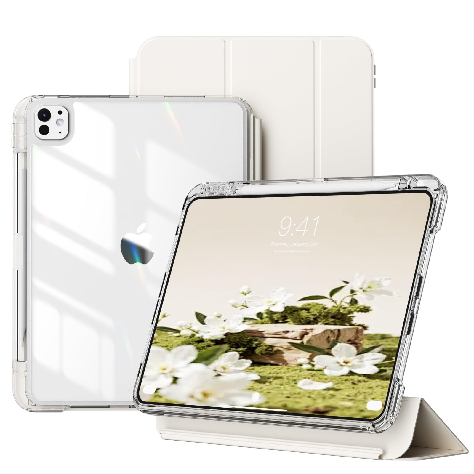 ZOYU iPad Pro 13 Inch Case (2024/2025) – Detachable Shockproof Cover