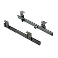 Emuca Steel Keyboard Holder Runners – Black Zinc Ball Bearing Slides