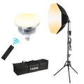 FGen Octagonal Softbox Lighting Kit | 60W LED Lamp & 150cm Light Stand