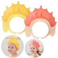 FUSACONY 2-Pack Baby Shower Cap | Crown Shampoo Shield for Kids