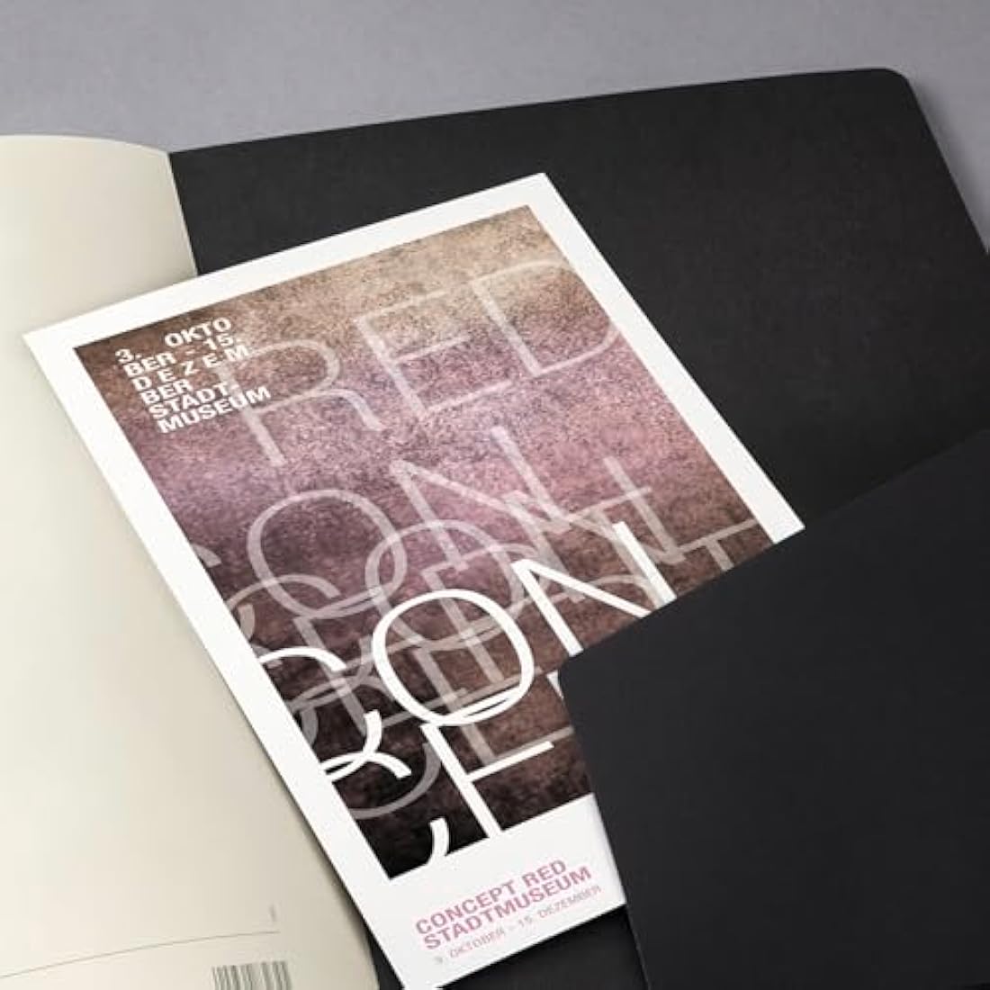 Sigel Conceptum A4 Lined Softcover Journals, Black - Pack of 5