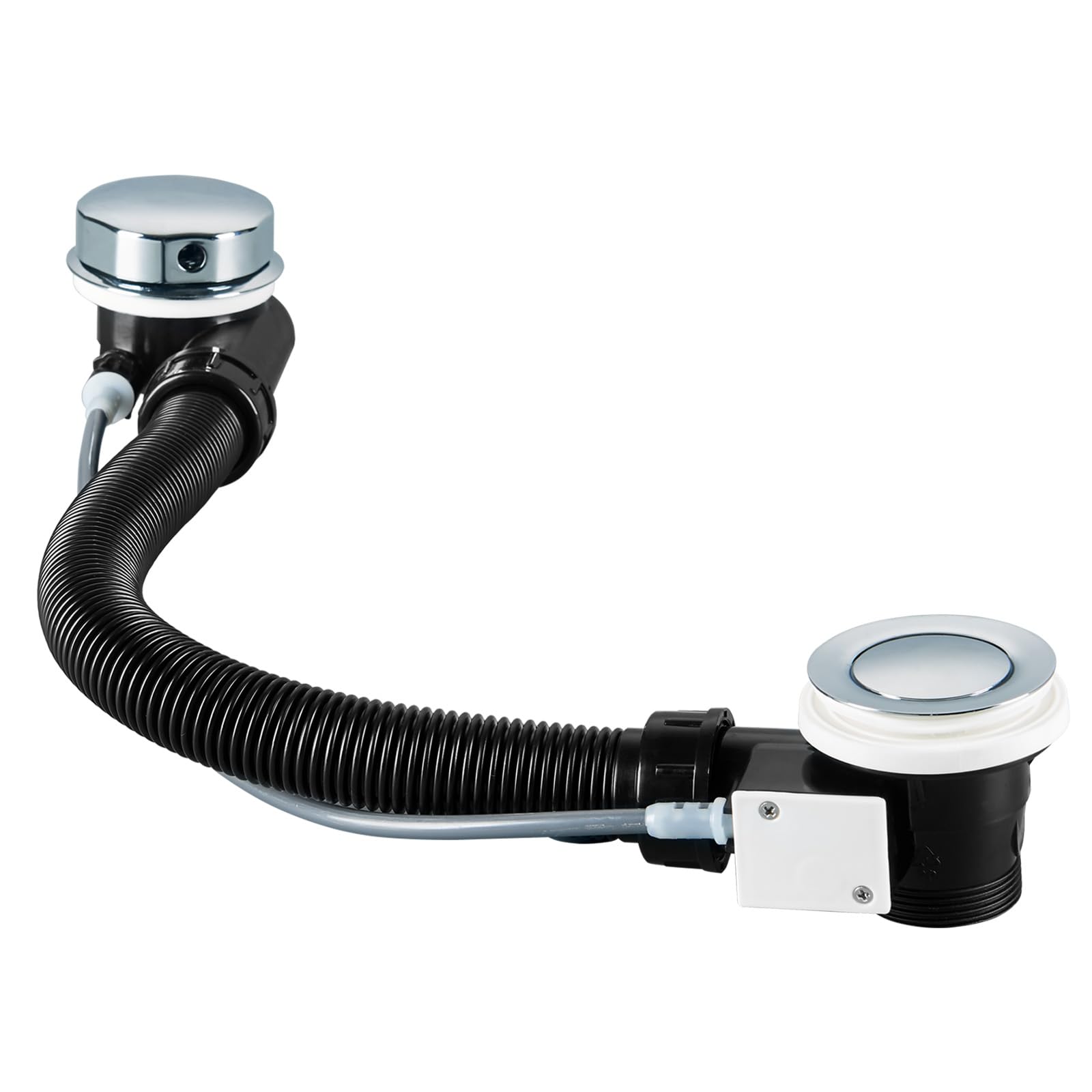 Jolof Store Chrome Pop Up Bath Waste and Overflow Kit Drain Plug