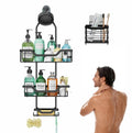 Hanging Shower Caddy – Rustproof 4-Tier Organizer with Hooks